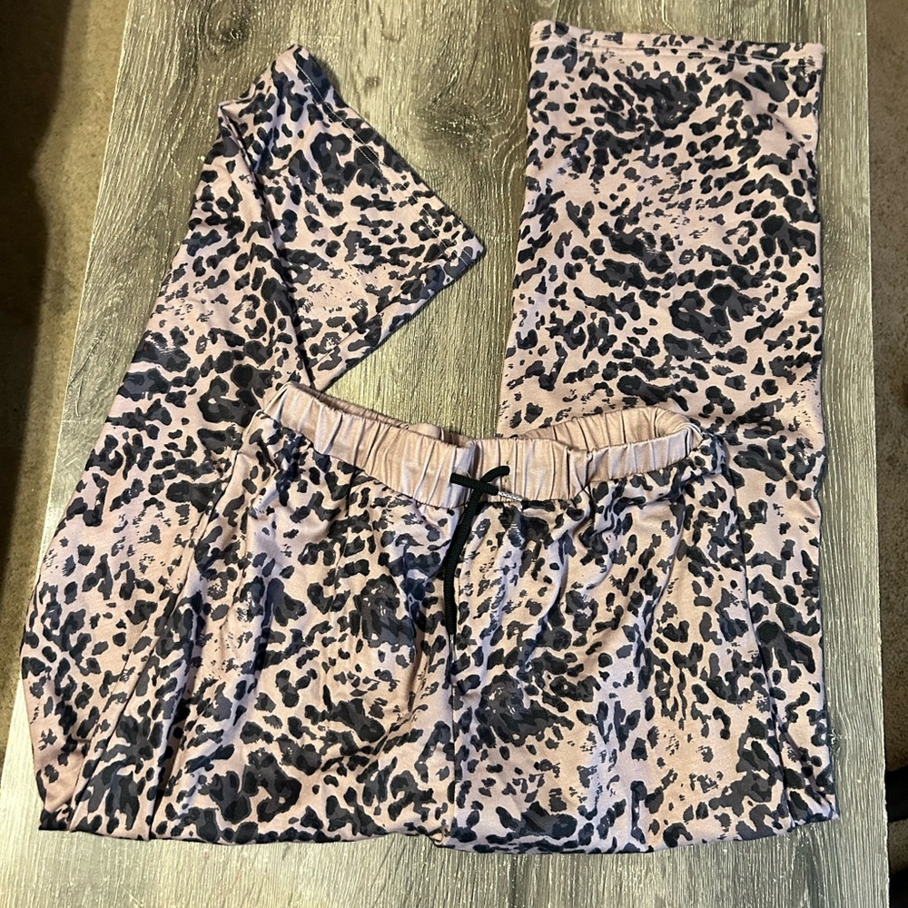 Leopard Print Lounge Pants